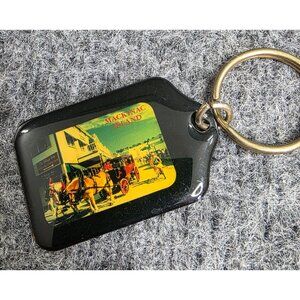Mackinac Island Souvenir Vintage Keychain